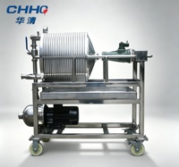 Fabrieksplaatframe wijnfilterpers sanitaire roestvrijstalen motorfiltermachine voor druiven- en fruitwijnfiltratie