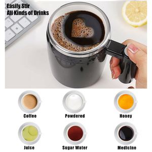 แก้วกาแฟสเตนเลสแบบพกพาพร้อมฝาปิด ชงกาแฟอัตโนมัติด้วยแม่เหล็ก - Product Image 4
