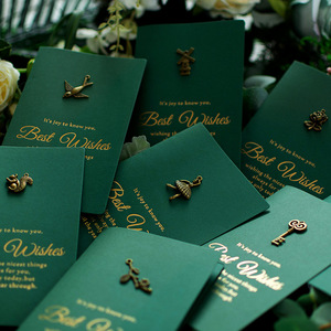 Tarjeta de Invitación de Boda Personalizada con Logotipo, Tarjeta de Agradecimiento con Sobres - Product Image 2