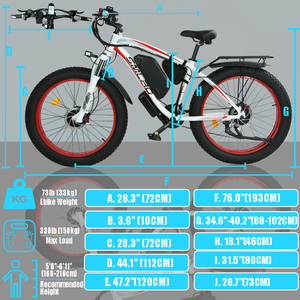Tout nouveau vélo électrique Zeegr gros pneu Double moteur 2000w 48v 22.4ah vélo électrique de montagne longue portée - Product Image 5