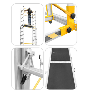 Plataforma Elevadora Vertical de Aluminio Directa de Fábrica, Hidráulica, 10m, Tamaño de Mesa, Estándar EN, Andamio Seguro para el Mercado Global - Product Image 3