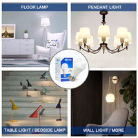 Ampoule LED en aluminium 12W 3000 lumens avec culot E27/B22, alimentation AC/DC pour usage résidentiel, température de couleur 2700K-6000K