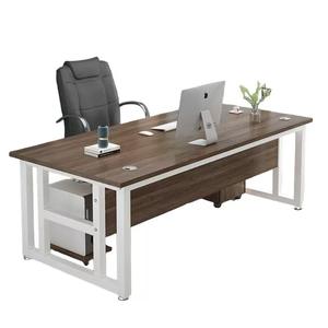 Bureau d'ordinateur moderne en acier inoxydable durable personnalisé, <span class=keywords><strong>poste</strong></span> de travail de direction/de patron, réglable, sain, assis-<span class=keywords><strong>debout</strong></span>, portable - Product Image 1