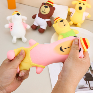 Jouet Squishy Canard en TPR Anti-Stress et Anti-Anxiété, Nouveauté pour Enfants de 5 à 7 Ans, Personnalisable en Gros, Cadeau de Fête Animalier Kawaii - Product Image 2