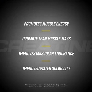 Vente en gros, en vrac, OEM, étiquette privée, suppléments nutritionnels sportifs sans sucre, pré-entraînement, 5 mg de créatine monohydrate, gommes - Product Image 3