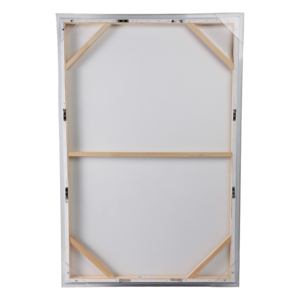 Quadro su tela rettangolare con cornice e design testurizzato per soggiorno o sala da pranzo, con cornice a cassetta (shadow box) - Product Image 6