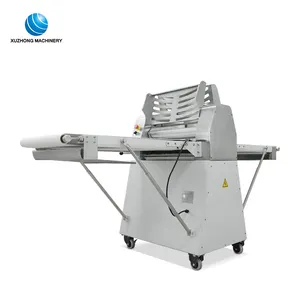 Croissant Dough Sheeter Massa Folhada Industrial Preço Tampo Da Mesa Comercial Máquina Laminadora Massa de Pizza Padaria Laminadora Massa