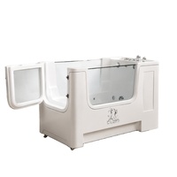Baignoire transparente pour chien Dpbathe en acrylique, avec revêtement anti-rayures pour une durabilité accrue