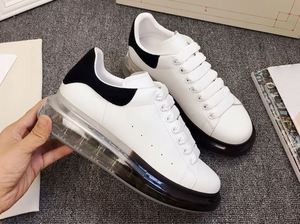 Nouvelles Chaussures de Marche Sportives 2026 à Semelle Épaisse Transparente et Amortissante, Tige en Cuir Véritable, Toutes Saisons, Modèle Tendance Designer - Product Image 1