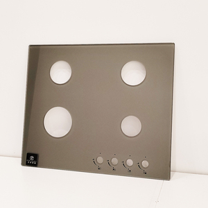 Verre trempé noir pour brûleur <span class=keywords><strong>de</strong></span> cuisinière à <span class=keywords><strong>gaz</strong></span> Cuisinière à <span class=keywords><strong>gaz</strong></span> Écran <span class=keywords><strong>en</strong></span> soie Panneau <span class=keywords><strong>en</strong></span> verre trempé noir - Product Image 3