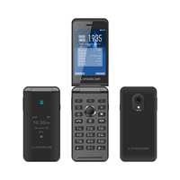 Vente en gros de téléphone portable à clavier basculant 4G LTE avec appareil photo 13MP + 21MP Téléphone à clapet casher Android 4G