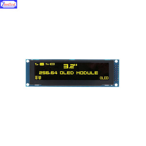 Nhà máy bán 3.12inch 256*64 256x64 <span class=keywords><strong>OLED</strong></span> hiển thị bảng điều chỉnh mô-đun với màu xanh lá cây trắng màu vàng ssd1322 SPI I2C song song giao diện - Product Image 3