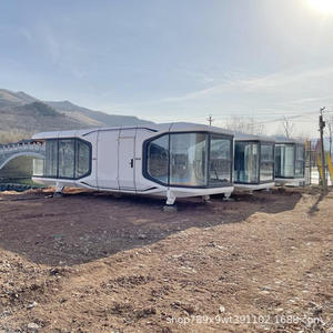 Steel Little <span class=keywords><strong>Karaoke</strong></span> Activity Space Capsule Prefab-Resort House Hecho en China Contenedor plegable de plástico para uso en apartamentos - Product Image 2