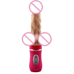 Jouet sexuel pénis énorme pour femme, gode télescopique et vibrateur automatique, gode, véritable <span class=keywords><strong>bite</strong></span>, sexe - Product Image 3