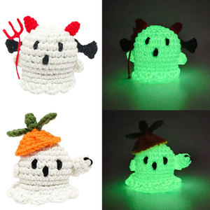 Noctilucent Hallowmas Crochet <b>Kit</b> <b>for</b> <b>Beginners</b> Adults with Step-by-Step Video Tutorials DIY Crochet <b>Kits</b> Kids <b>Knitting</b> Supplies - Product Image 4