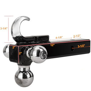 Usine directe réglable Double rotule voiture remorque <span class=keywords><strong>attelage</strong></span> en alliage <span class=keywords><strong>d</strong></span>'aluminium forgé remorque pièces accessoires - Product Image 5