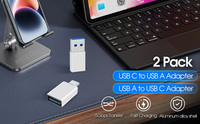 Vente en gros de convertisseur adaptateur USB Type-C vers USB A-Transfert de données haute vitesse et chargement pour Smartphone Tablette Ordinateur Portable PC Caméra