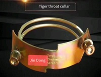 Colliers de serrage spirale Tiger à double boulon en acier inoxydable, finition polie, pour flexibles hélicoïdaux antihoraire de 1 à 16 pouces, modèle