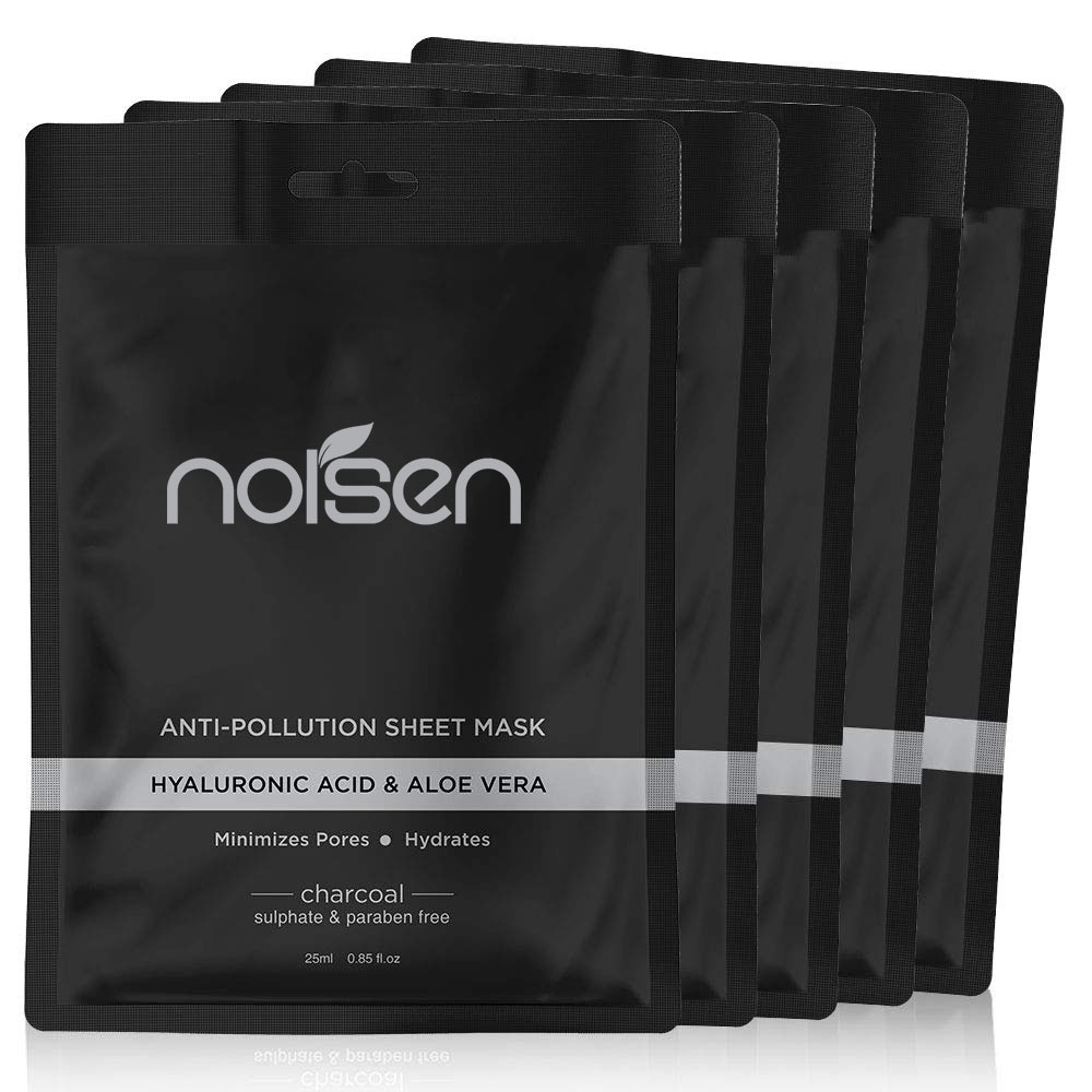 Hot Selling Private Label 24K Face Hydrating Deep Pore Cleansing Hyaluronic Acid Facial Sheet Mask