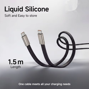 Câble de données <span class=keywords><strong>Double</strong></span> Magic 240W à charge rapide USB-C vers USB-C avec support amovible en alliage de zinc pour tablettes et téléphones mobiles - Product Image 5