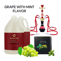 Liquide aromatisant pour chicha à haute concentration, saveur classique raisin et menthe, qualité alimentaire, Halal, vente en gros, OEM