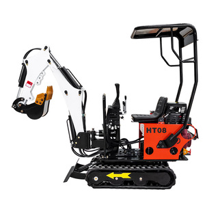 Miniexcavadora HT08 Tipo Oruga con Radio de Giro Corto para Uso en Jardinería, Agricultura y Construcción - Product Image 2