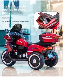 <span class=keywords><strong>Moto</strong></span> électrique à trois roues pour enfants, best-seller, alimentée par batterie, en plastique PP, télécommandée, pour enfants - Product Image 5