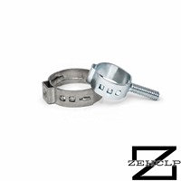 Collier de fixation pour tuyau en acier au carbone zingué avec goujon de soudure, robuste, universel, OEM, résistant à haute pression pour tuyaux, tubes et conduites
