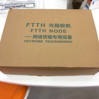 Bonne qualité FTTH CATV Solution Mini récepteur optique Deux voies Récepteur optique Noeud Transmission réseau