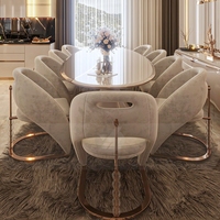 Fauteuil Moderne Beige Rembourré avec Accoudoirs en Métal Doré – Nouveau Design pour Salon, Salle à Manger et Hôtels