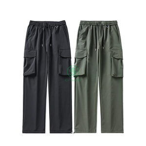 Pantaloni da <span class=keywords><strong>lavoro</strong></span> <span class=keywords><strong>a</strong></span> vita media Casual da uomo primavera pantaloni Cargo in tessuto di Nylon e cotone all'ingrosso - Product Image 1