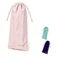 Pochette de rangement en velours de haute qualité pour supports de mahjong, avec cordon de serrage et quatre compartiments, capacité de 4 supports de mahjong