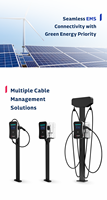 Station de recharge électrique murale INJET OEM Swift Series 22 kW Type 2 avec paiement RFID pour usage domestique et commercial, compatible OCPP