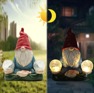 Wholesale Custom Resin Led Light Funny <strong>Large</strong> Cheap Outdoor Decor Solar <strong>Garden</strong> Ornaments <strong>Gnomes</strong> Dwarfs Statue - Product Image 6