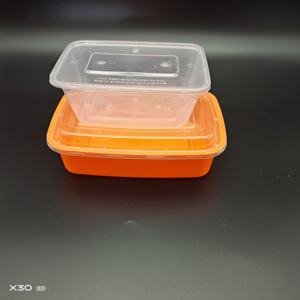 Contenedores de Alimentos Desechables de Plástico PP Negro <span class=keywords><strong>para</strong></span> Microondas, de 3 Compartimentos, Venta al Por Mayor del Fabricante - Product Image 5