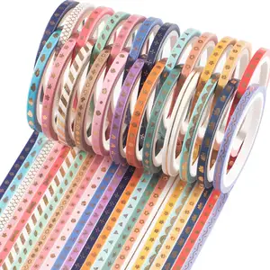 3mm Stamping Handbook Trim Tape Cloth Planning Scrapbooking Crafts Popular New Products washi tape supplier