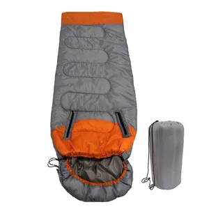 Enveloppe vers le bas épais thermique en plein air camping maison loisirs sieste sac de couchage fonctionnel extensible lavable en Machine