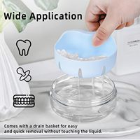 Boîte étanche pour appareils dentaires invisibles, étui pour gouttières orthodontiques, boîte de rangement pour prothèses dentaires, étui en plastique pour appareils dentaires