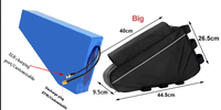 Kit de conversion de vélo électrique avec batterie au lithium 72V 2000W, pack de batterie pour tube diagonal 52V/48V/72V, pour VTT 20Ah/24Ah/28.8Ah, BMS intelligent