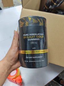 OEM Pure Shilajit Gummies Himalayan Gold Shilajit Gummies grosir suplemen Vegan organik dengan Ashwagandha - Product Image 4