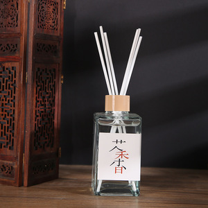 Home White Tea Scent <b>Reed</b> <b>Diffuser</b> Kit Essential <b>Oil</b> Air Freshener Elegant Decor for Bedroom Washroom Hotel Indoor - Product Image 4