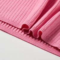 Tops tricotés chauds d'automne hiver personnalisés en usine pull côtelé à col haut pull à col roulé pour femmes