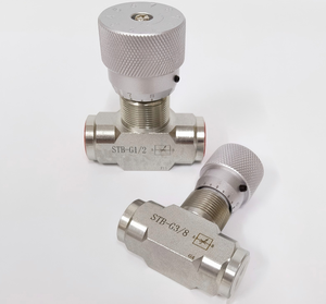 Vanne de régulation de débit hydraulique pour mini-excavatrice STB-G3/8 L08 M14 DN10 STB-G1/4 - Product Image 1