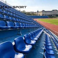 Siège portable pour gradins de stade extérieur, chaise de camping pour équipe avec dossier pour événements sportifs