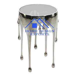 Tables à thé et à café en Aluminium en métal de dernière conception pour salon 2023 Tables de Bar en Aluminium doré de qualité supérieure - Product Image 5