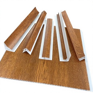 Profilé de moulure de plafond en PVC, ligne décorative intégrée, corniche de plafond pour les pièces intérieures - Product Image 1