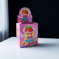 SuperLoves Chewing-gum fruité fraise menthe super fraîche, certifié Halal, en vrac pour OEM, confiserie multicolore, chewing-gum rafraîchissant