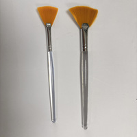 Praktische gezichtsborstels Fan Type Face DIY Mask Brush Zacht draagbaar schoonheidsgereedschap Vrouwen Huidverzorging Fruitzuur Essentiële applicator