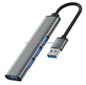 منفذ يو إس بي سي موسع 4 في 1 محطة إرساء يو إس بي محور سرعة 5 جيجابايت في الثانية جهاز كمبيوتر موزع إرساء وظيفة شحن بيانات مستعملة C - Product Image 3