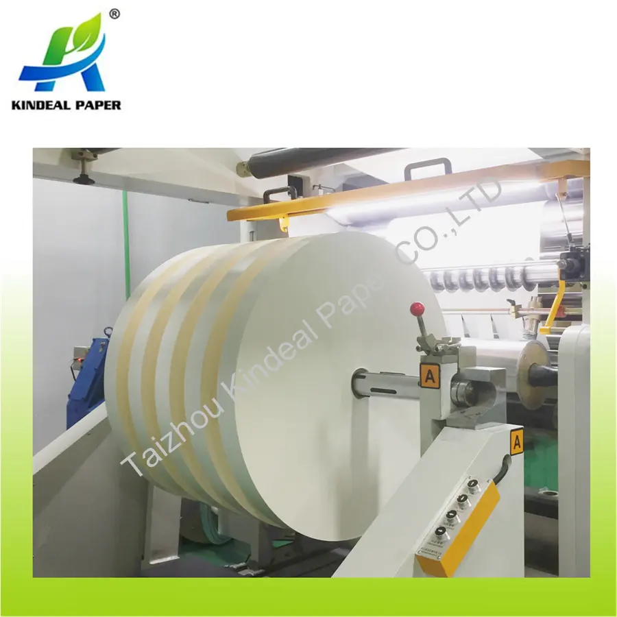 Raw Material Cupstock Paper Bottom Lamination Pe Coated Cup Paper Roll